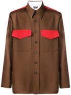 Calvin Klein 205w39nyc Western Shirt - Brown