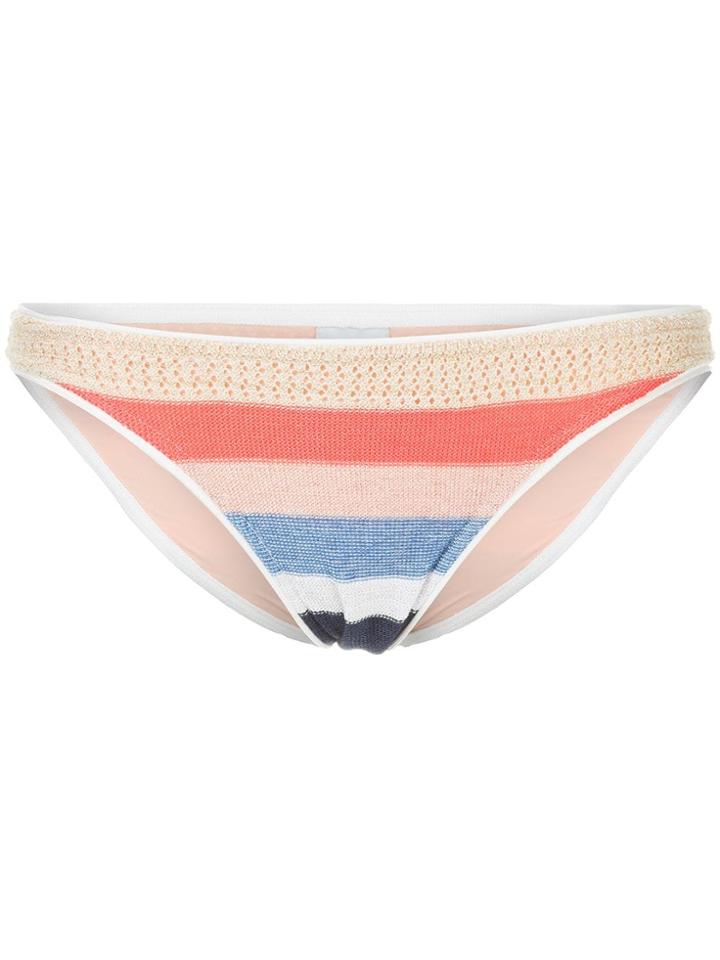 Suboo Panama Knitted Slim Bikini Bottoms - Multicolour