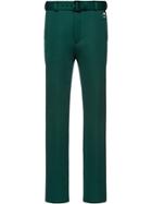 Prada Bootcut Jersey Tailored Trousers - Green