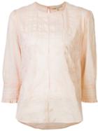 Vanessa Bruno Wenael Blouse, Size: 40, Pink/purple, Ramie/cotton