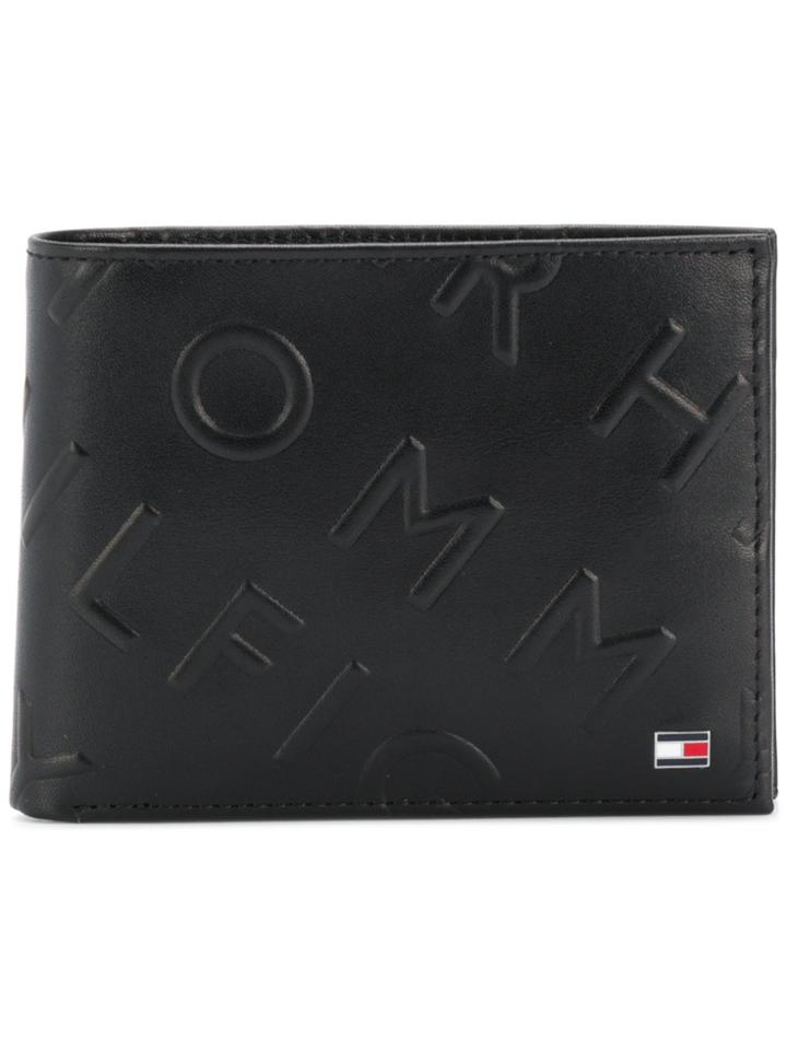 Tommy Hilfiger Embossed Logo Wallet - Black