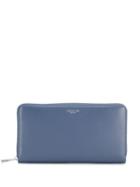 Serapian Front Embossed Logo Stamp Purse - Blue