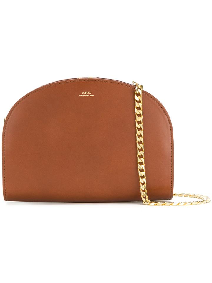 A.p.c. Luna Crossbody Bag - Brown