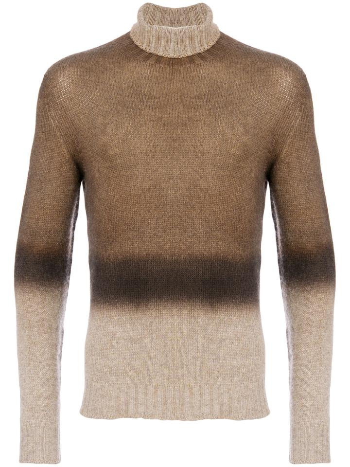 Etro Gradient Knit Jumper - Brown