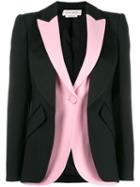Alexander Mcqueen Deconstructed Double Jacket - Black