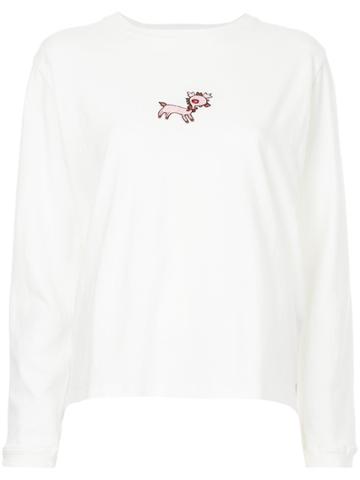 Jupe By Jackie Embroidered Relaxed Shirt - White