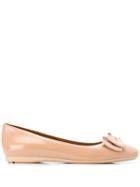 Emporio Armani Bow Ballerina Flats - Pink