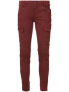 J Brand - Skinny Jeans - Women - Cotton/polyester/polyurethane - 24, Red, Cotton/polyester/polyurethane