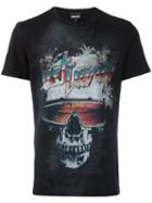 Just Cavalli Skull Print T-shirt, Men's, Size: Xl, Black, Cotton
