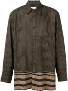 Lemaire Printed Boxy Shirt - Brown