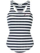 The Upside Striped Fitness Tank Top - Blue
