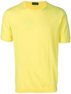 Roberto Collina Knitted T-shirt - Yellow