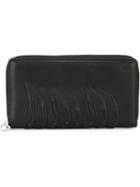 Alexander Mcqueen Ribcage Zip Around Wallet