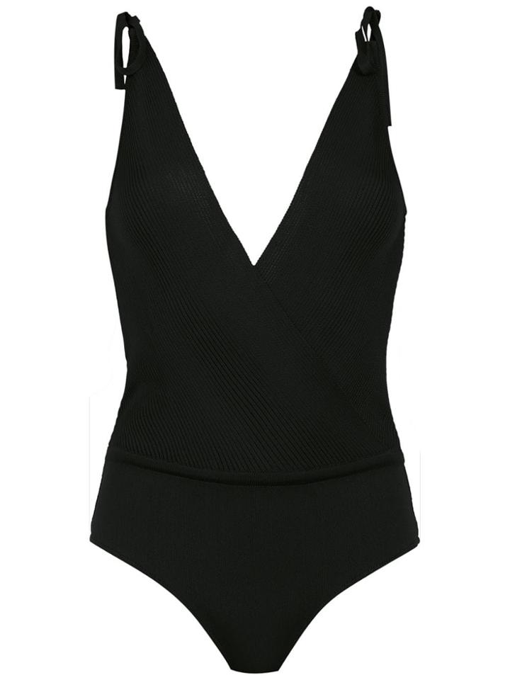 Egrey Lace Up Bodysuit - Black