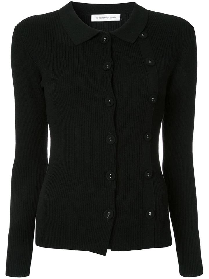 Christopher Esber Double Buttoned Cardigan - Black