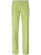 Romeo Gigli Pre-owned Straight Leg Trousers - Green