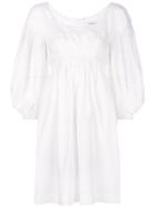 Isa Arfen Side Cut-out Dress - White