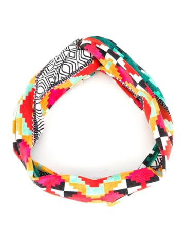 Lygia E Nanny Kids Printed Headband, Girl's, Red