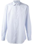 Joseph 'john Fine Stripe' Shirt, Men's, Size: 39, Blue, Cotton