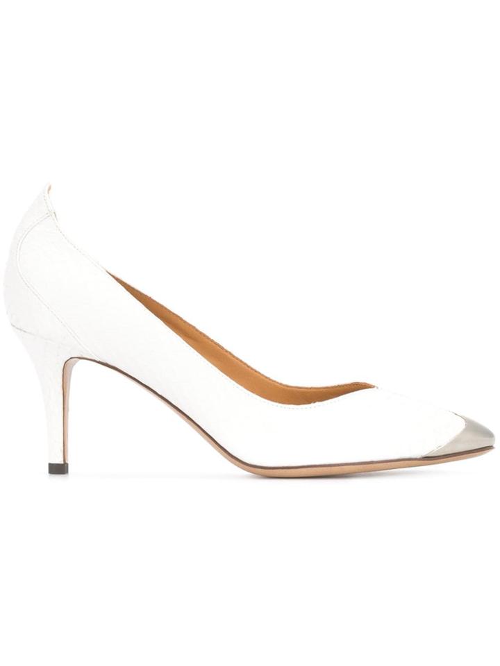 Isabel Marant Mid Heel Pumps - White