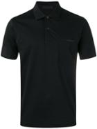 Prada - Panelled Polo Shirt - Men - Cotton - Xxl, Black, Cotton