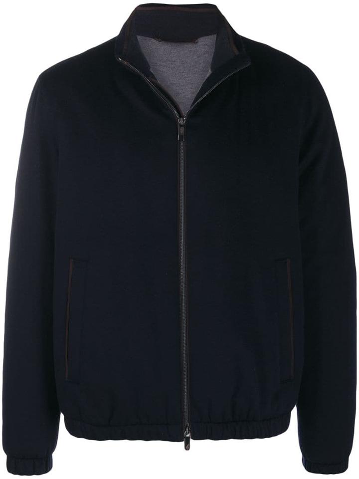 Ermenegildo Zegna Zip Lined Jacket - Blue
