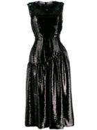 Simone Rocha Sequin Midi Dress - Black