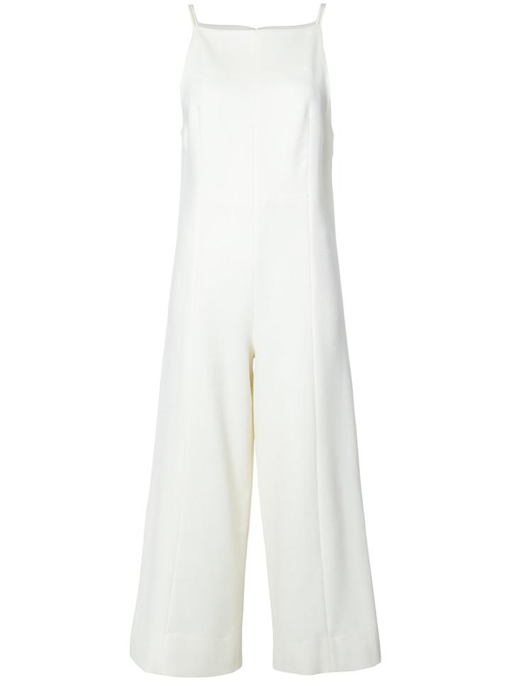 Protagonist - Shift Jumpsuit - Women - Wool/silk - 6, White, Wool/silk