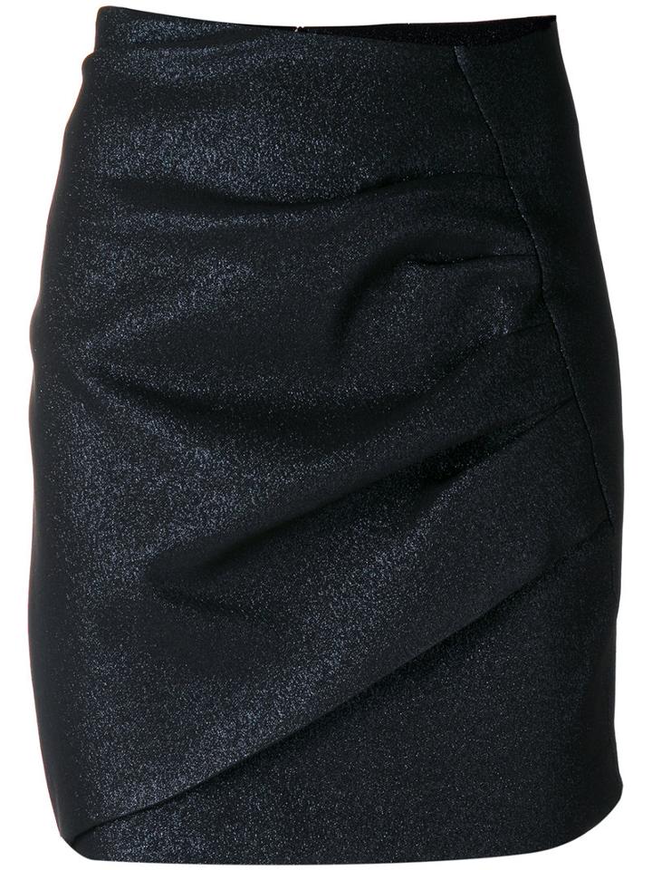Iro - Ruched Mini Skirt - Women - Cotton/polyester/viscose - 36, Blue, Cotton/polyester/viscose