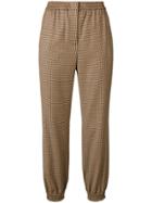 Twin-set Checked Tapered Trousers - Nude & Neutrals
