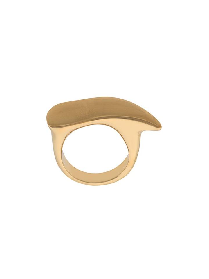 Maiyet 'wide Feather' Ring, Women's, Size: 6, Metallic