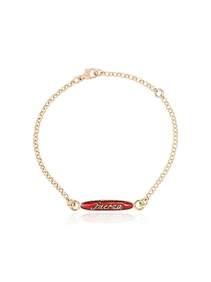 Foundrae Red And Yellow Gold Strength Adjustable Sequence Chain