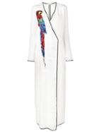 Attico - Raquel Parrot Embellished Dress - Women - Lyocell - 00, White, Lyocell