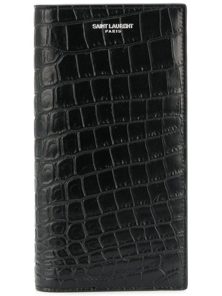 Saint Laurent Classic Paris Continental Wallet - Black