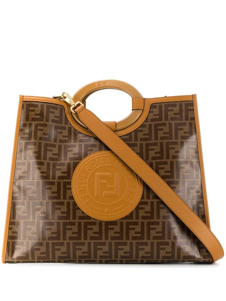 Fendi Runway Shopper Tote - Brown