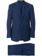 Canali Woven Two Piece Suit - Blue