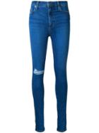 Nobody Denim Siren Skinny Jeans, Women's, Size: 28, Blue, Cotton/elastodiene/polyester