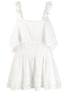 Twin-set Embroidered Lace Top - White
