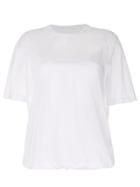 Kuho Sheer Round Neck T-shirt - White