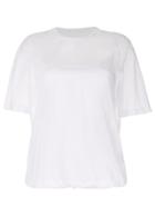 Kuho Sheer Round Neck T-shirt - White