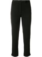 Ann Demeulemeester Slim-fit Cropped Trousers - Black