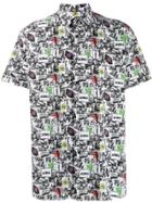 Karl Lagerfeld Comics Print Shirt - Black