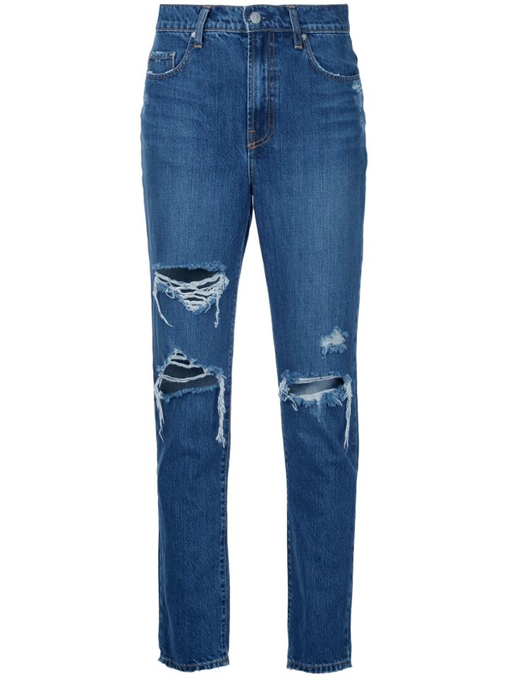 Nobody Denim Frankie Jean Ankle Freed - Blue