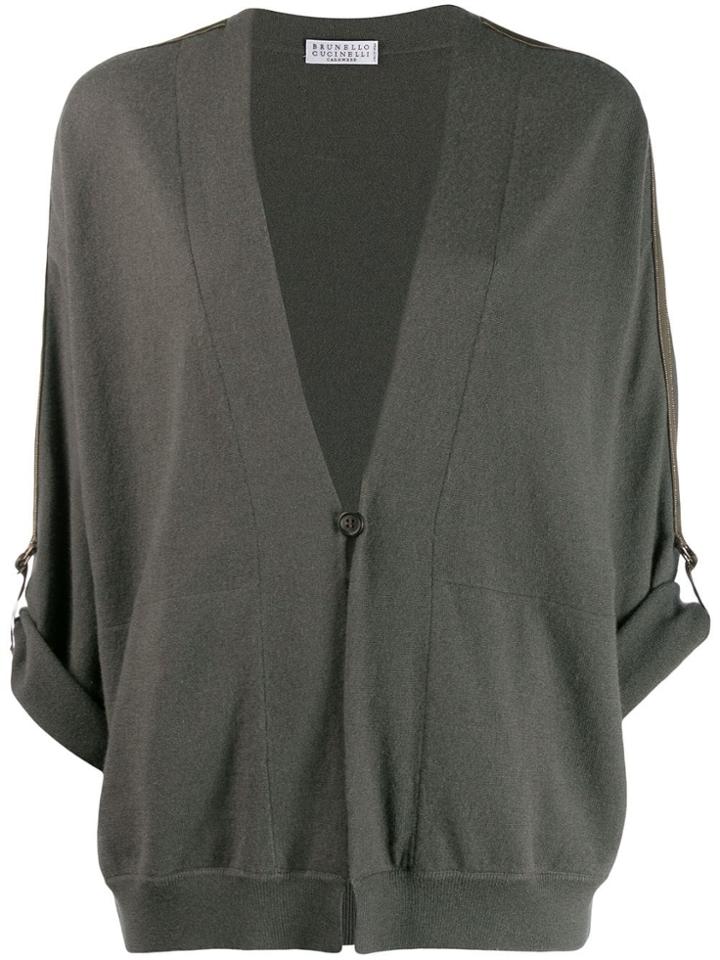 Brunello Cucinelli Slouchy Cardigan - Green
