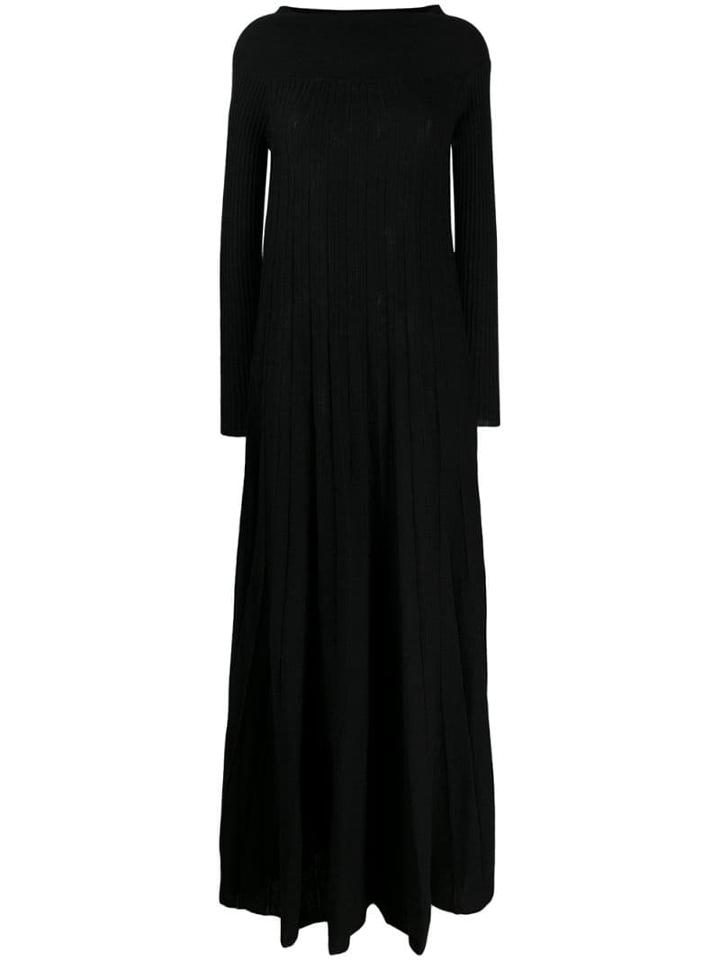 L'autre Chose Abito Off-the Shoulder Dress - Black
