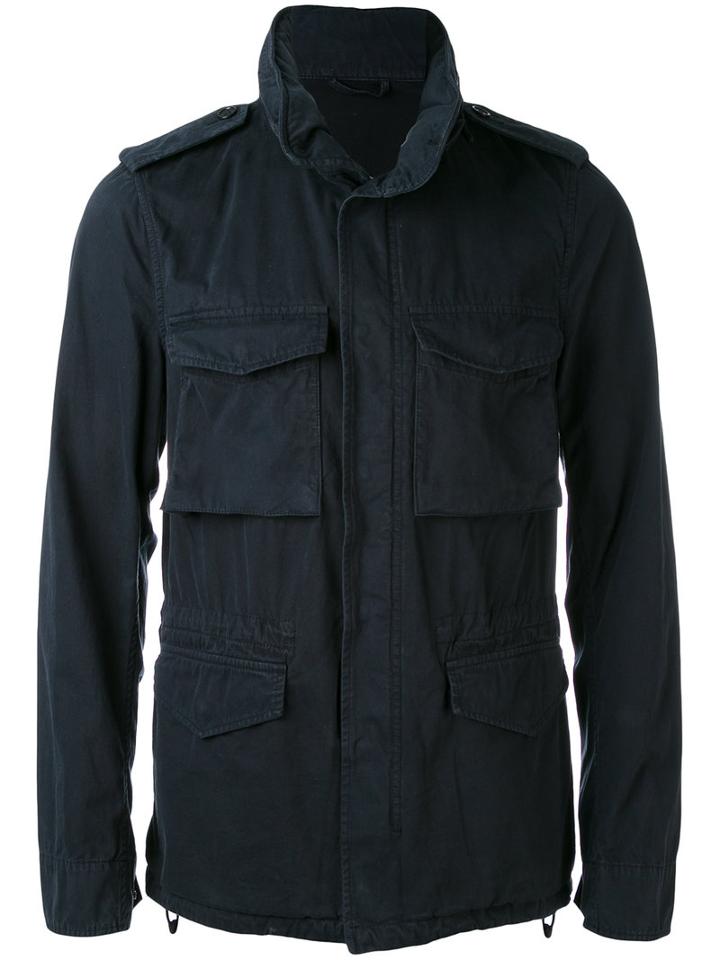 Aspesi - Field Jacket - Men - Cotton - M, Blue, Cotton