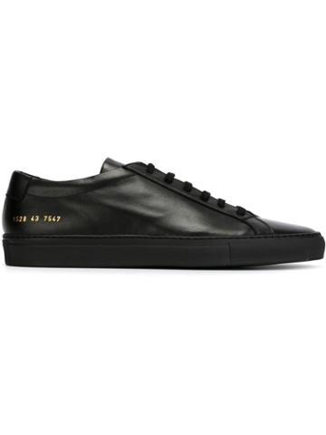 Common Projects Original Achilles Low Sneakers, Men's, Size: 39, Black, Leather/rubber