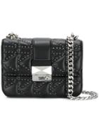 Karl Lagerfeld K/kuilted Studs Crossbody Bag - Black