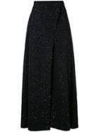 Talbot Runhof - Milla Skirt - Women - Acrylic/polyamide/polyester/cupro - 46, Black, Acrylic/polyamide/polyester/cupro