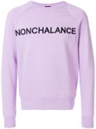 No21 Nonchalance Sweatshirt - Pink & Purple